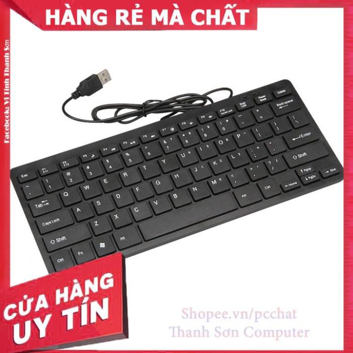 [Mã PC10K20X  hoàn đến10K xu] Bàn phím máy tính mini K1000 có dây (đen) - Linh Kiện Phụ Kiện PC Laptop Thanh Sơn | BigBuy360 - bigbuy360.vn