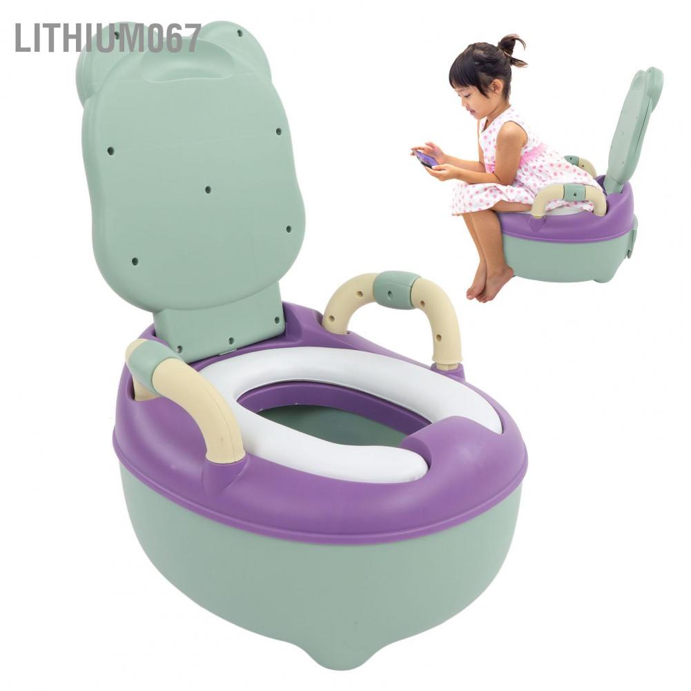Bô vệ sinh cho bé V-BABY - Cho bé trai &amp; bé gái，Lưng Cao 12cm Hình Động Vật Có Thể Giặt Sạch Cho Bé 1-4 Tuổi  lithium067