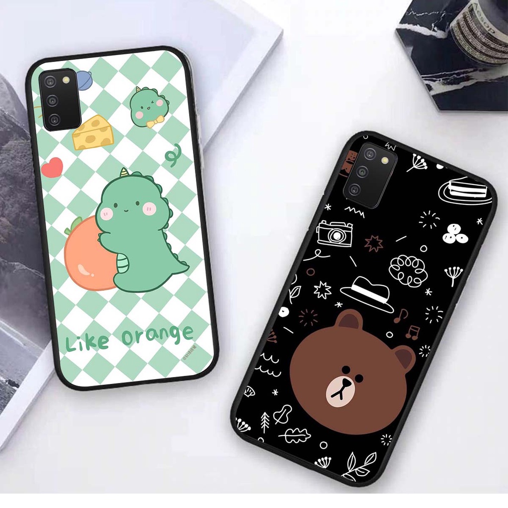 Ốp lưng Samsung A03S in hình khủng long , gấu nâu xinh xắn, siêu cute  mà còn vô cùng RẺ -ĐẸP