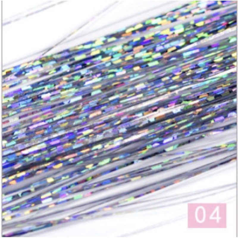 Nhũ Sợi 7 màu design nail