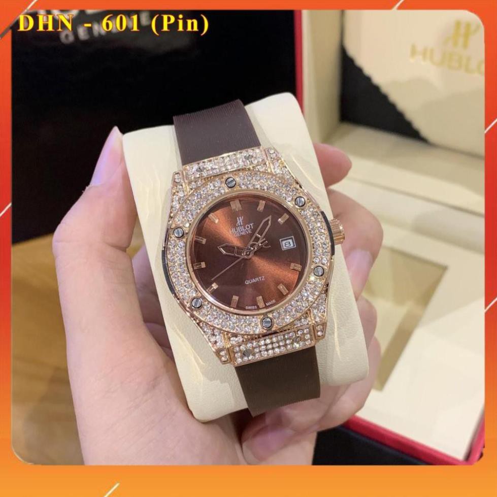 [Free Ship]  [Hộp hãng hublot - Bảo hành 12th] Đồng hồ nữ Hublot - Bản nam nữ đính đá siêu cấp sang chảnh - 36mm | BigBuy360 - bigbuy360.vn