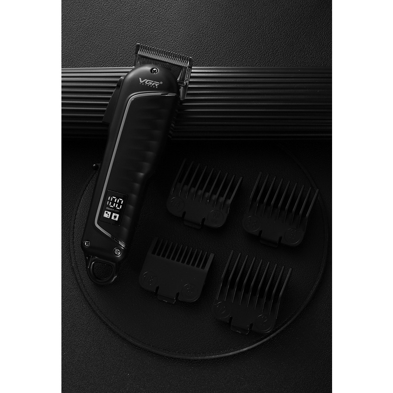 Tông Đơ Cắt Tóc V-683 Màn Hình LCD Điện Tử Có Thể Sạc Lại