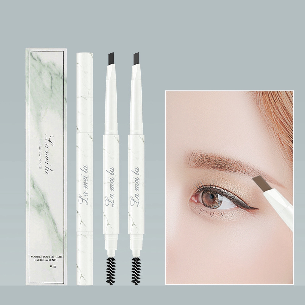 Bút Kẻ Lông Mày Hai Đầu Chống Thấm Nước Tiện Dụng