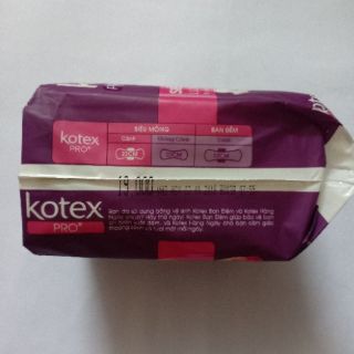 Combo 8 gói BVS Kotex Pro siêu mỏng cánh