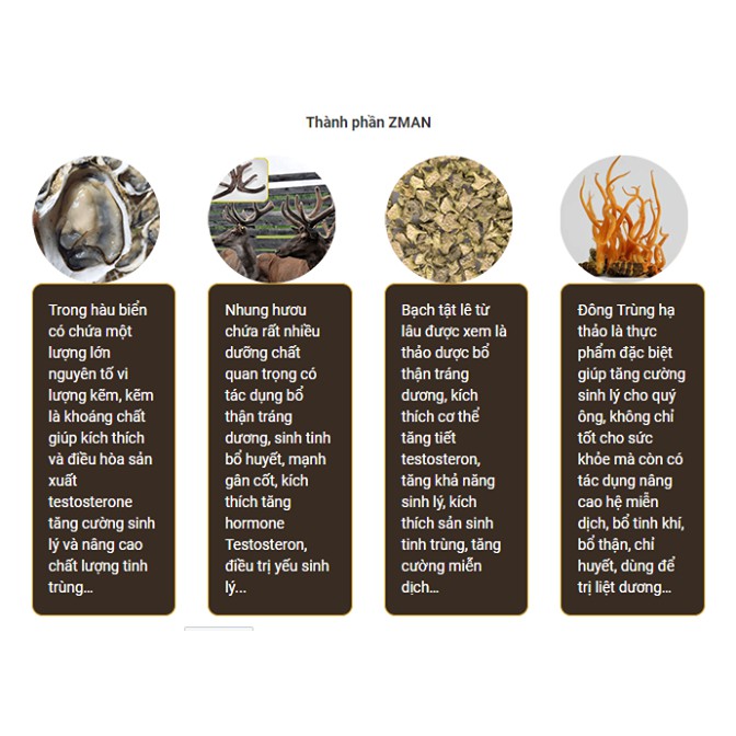 [THANH LÝ GIÁ SỐC] ZMAN - CẢI THIỆN NHANH CHÓNG XUẤT TINH SỚM, SINH LÝ YẾU, RỐI LOẠN CƯƠNG DƯƠNG, BỔ THẬN SINH TINH | BigBuy360 - bigbuy360.vn