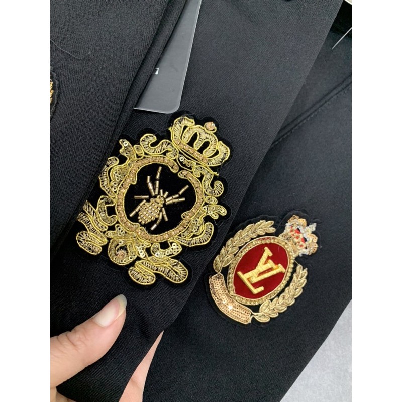 [HÀNG LOẠI 1] quần âu nam đen thêu logo đính đá quần ống côn hàn quốc vải không nhăn co dãn nhẹ | BigBuy360 - bigbuy360.vn