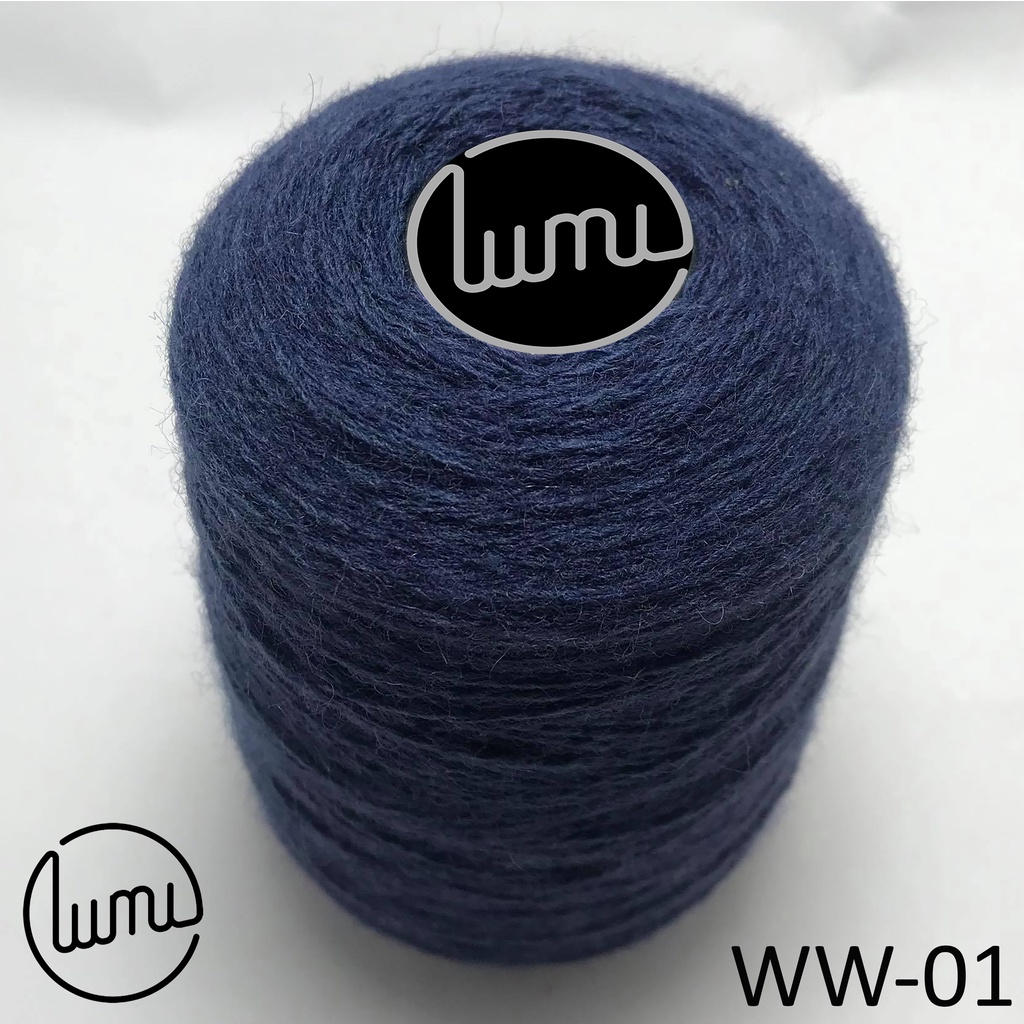LUMI - WW01-03 Len Wool 100% - len lông cừu thô đan móc đồ đông