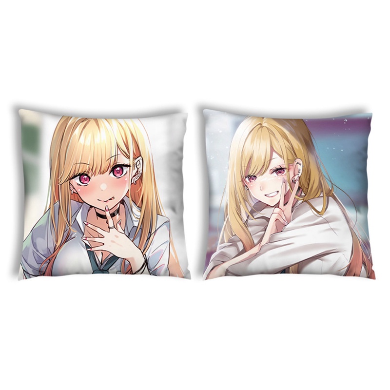 Vỏ Gối Vuông In Hình Nhân Vật Hoạt Hình Anime Độc Đáo