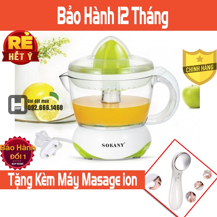 Máy Vắt Cam Tự Động Đa Năng Sokany NHẬT BẢN [Bảo Hành 12 Tháng]