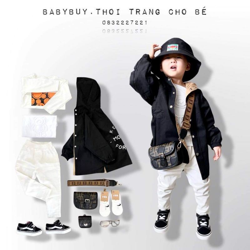 ÁO KHOÁC BÉ TRAI , ÁO KHOÁC MẶC ĐƯỢC 2 MẶT CHO BÉ