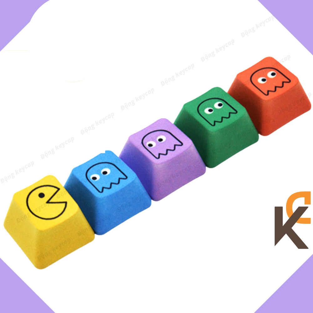 Keycap lẻ PBT mario, Pacman, Doraemon, Corgi cho bàn phím cơ - OEM profile