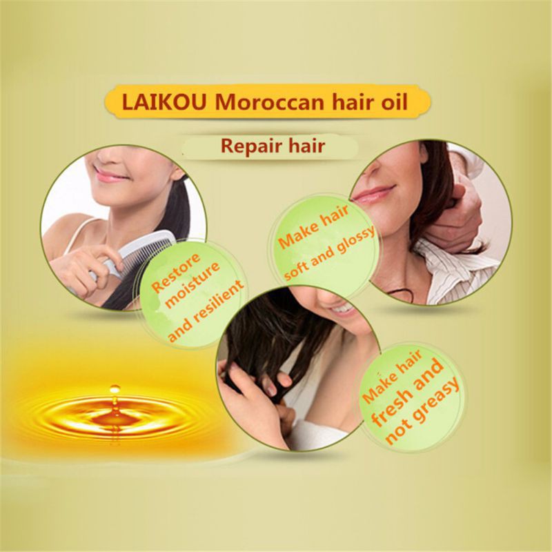 Tinh Dầu Argan Ma-Rốc Chăm Sóc Tóc Đa Năng 60ml