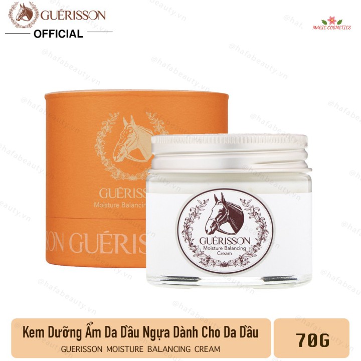 [Mã giảm giá] Kem dầu ngựa làm diu, dưỡng ẩm chuyên sâu dành cho da dầu, da hỗn hợp Guerisson Moisture Balancing Cream 7