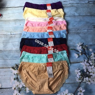 Quần lót cotton phối ren hàng công ty