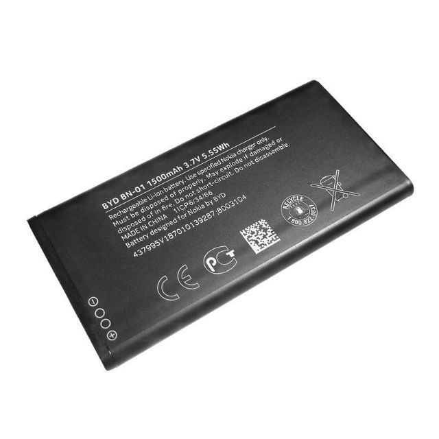 Pin lumia x, pin nokia x, BN 01 BN01 Battery Mobile Phone Batteries For Nokia Lumia X
