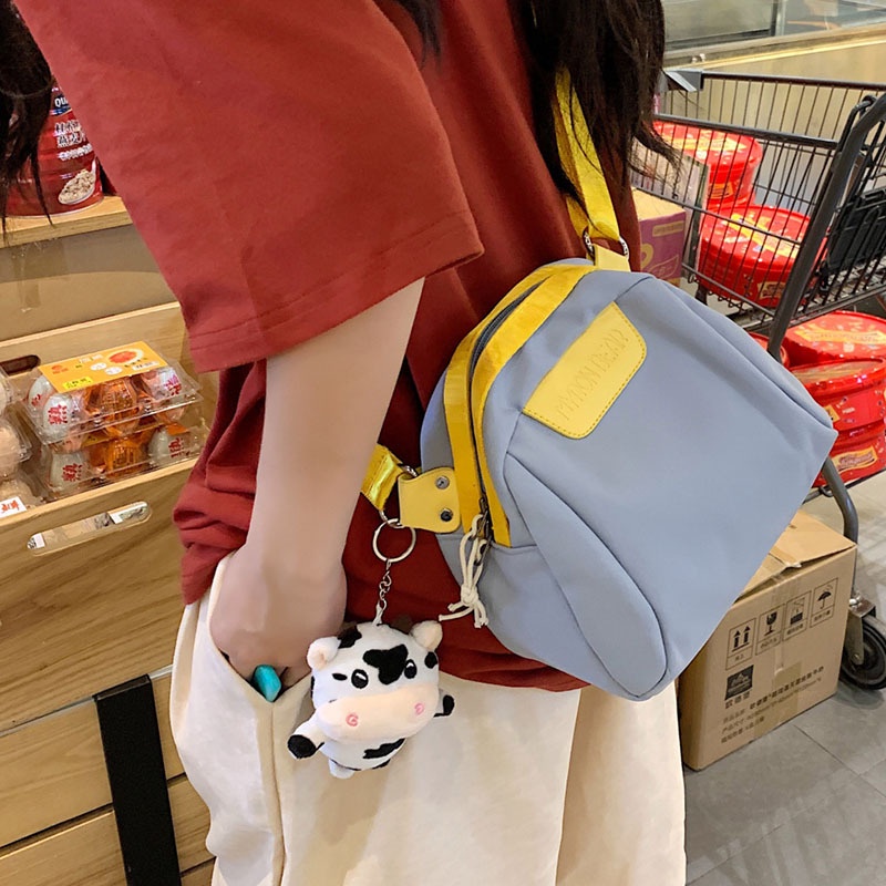 Túi đeo chéo canvas IELGY màu sắc thời trang cho nữ