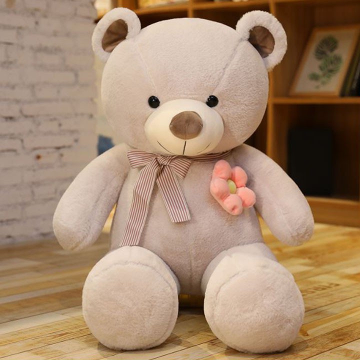 Thú nhồi bông, Gấu bông teddy đeo nơ xinh xắn cỡ lớn