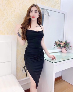 ĐẦM 2 DÂY CỔ ĐỔ (CÓ MÚT NGỰC)