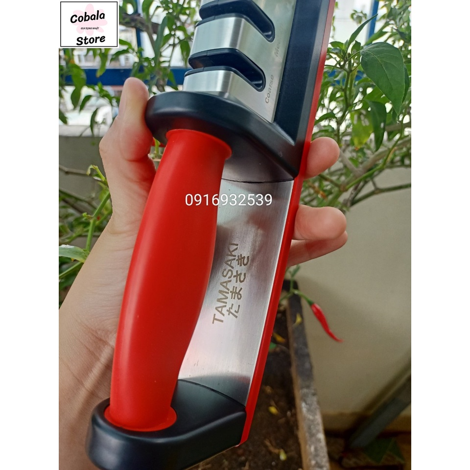 Dụng cụ mài dao 3 khe của Nhật hiệu Tamasaki - Gia Dụng Nhật - Cobala Store