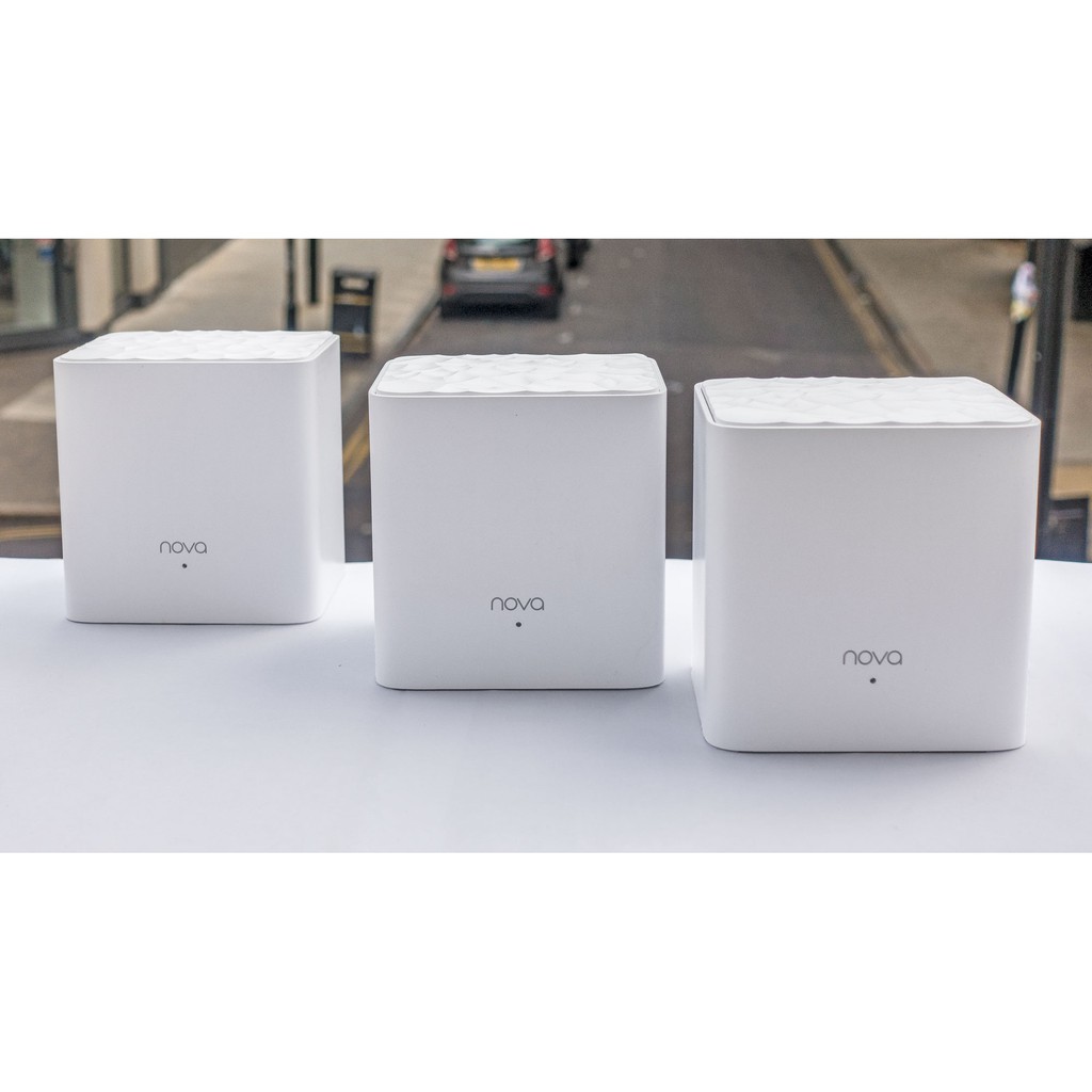 Bộ 3 cục wifi mesh không dây Tenda Nova MW3 ghép nối nhiều thiết bị cùng 1 tên wifi