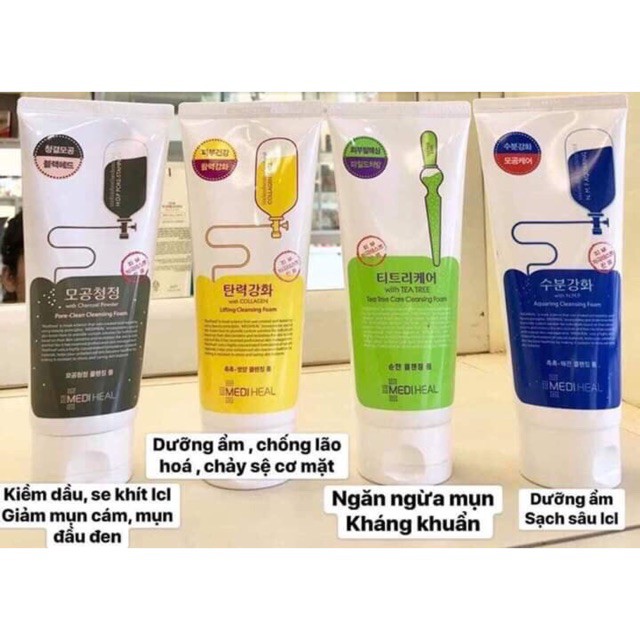 Sữa Rửa Mặt  💖FREESHIP💖Sữa Rửa Mặt Mediheal Cleansing Foam 170ml HALIN45554 | BigBuy360 - bigbuy360.vn