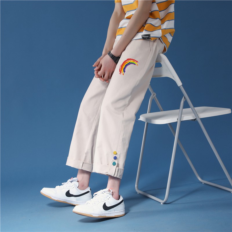 New Loose trousers Fashion Loose pants Cool Men casual trousers Avant-garde Fashionable pants