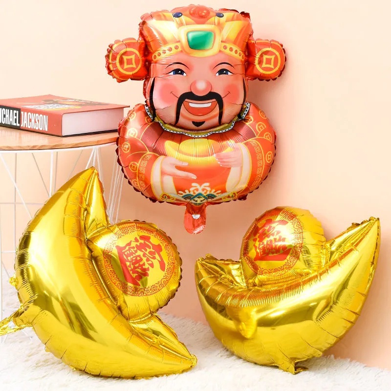 Bong Bóng Màng Nhôm Trang Trí Năm Mới May Mắn