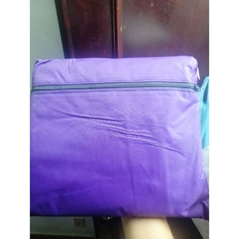 Áo mưa vải dù da cá, tổ ong có DÂY KÉO