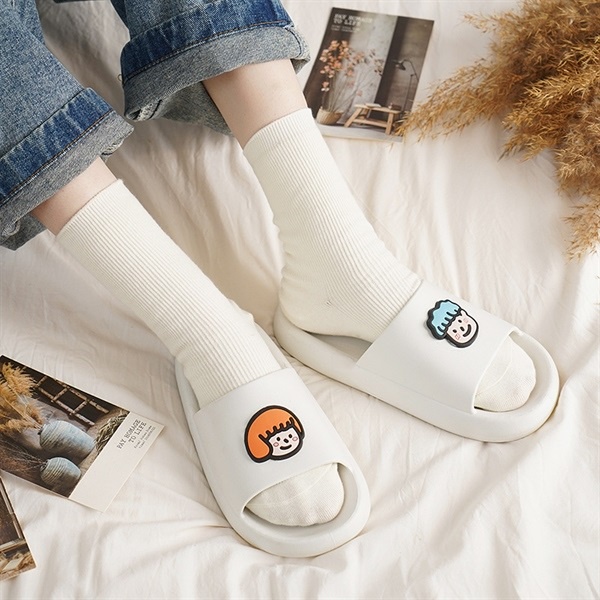 Dép Quai Ngang Hình Gấu, Mặt Người Hoạt Hình Dễ Thương hàng nhập nội địa trung , Dép Unisex Nam Nữ Quai Ngang Dễ Thương