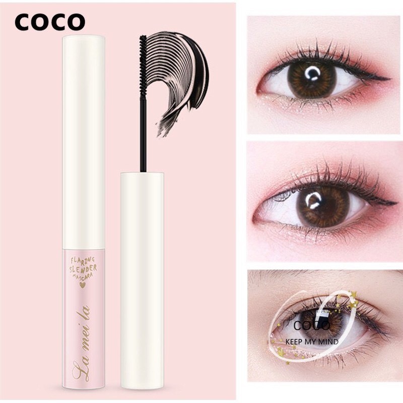 Chuốt Mi Dài Mi Mascara Không bết Chống Lem Cong Mi tự nhiên LAMEILA Mỹ Phẩm Hana Nội Địa Trung 8Gr