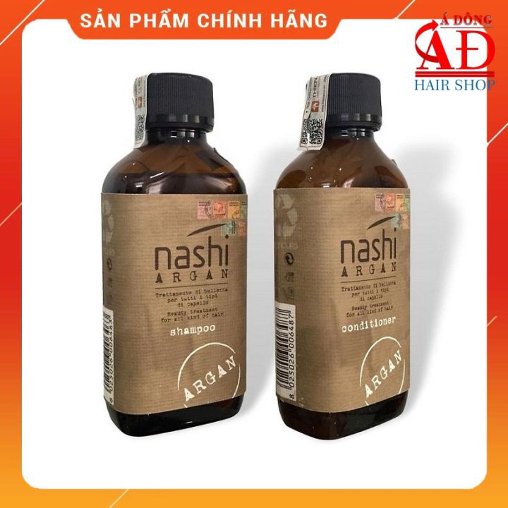 [ NASHI-CHÍNH HÃNG ] DẦU GỘI XẢ PHỤC HỒI HƯ TỔN NASHI ARGAN 200ML