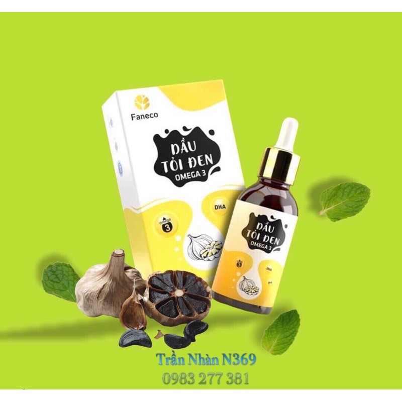 Dầu tỏi đen Omega 3 Faneco - Cam kết chính hãng