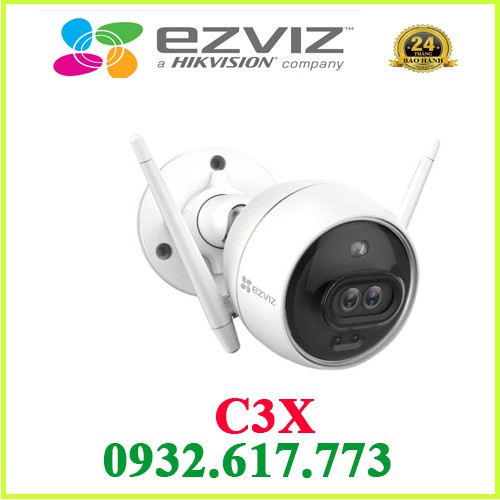 Camera EZVIZ C3X CS-CV310 2.0Mp Full HD 1080p Ban Đêm Có Màu ỐNG KÍNH KÉP, CHIP AI
