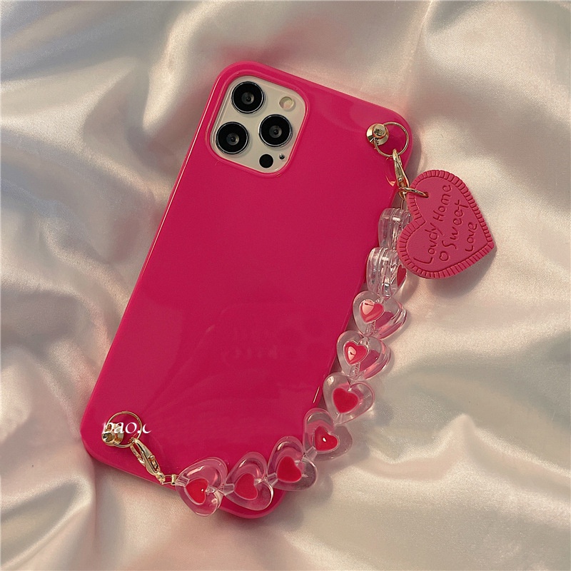 Vỏ Điện Thoại Di Động Ốp Lưng Iphone12 Iphone12promax Iphone 11pro X Xs Xsmax Iphone 7 8plusPhone Case Iphone12pro Max Apple 11 Rose Love Chain Xs Girl 8plus Silicone Softhộp Đựng Điện Thoại Di Động