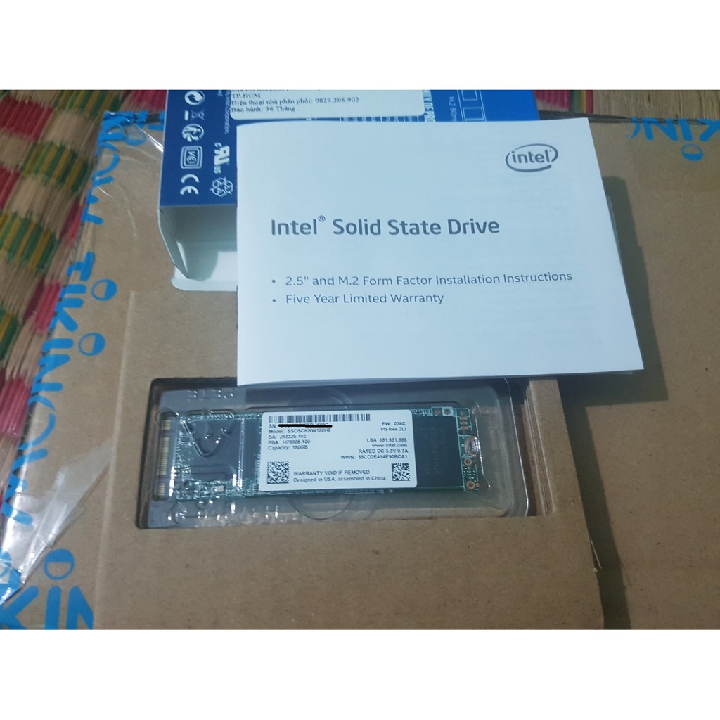 Ổ Cứng SSD Intel 540s 180GB M.2 2280 Sata 3 | WebRaoVat - webraovat.net.vn