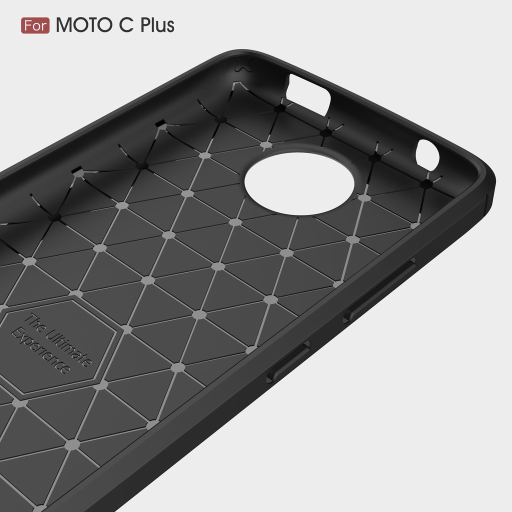 Ốp lưng điện thoại Carbon Fiber mềm dành cho Motorola MOTO C/C Plus