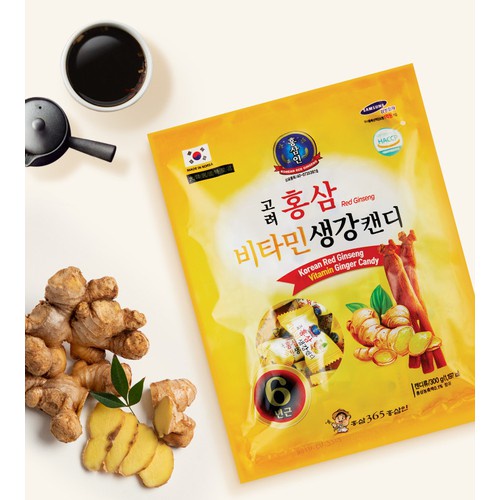 Kẹo Hồng Sâm Hàn Quốc Tốt Cho Sức Khỏe