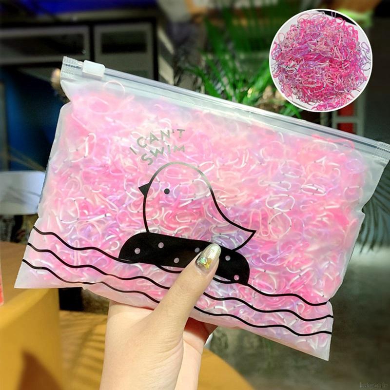 Dây Cột Tóc Cao Su Dùng Một Lần Cho Bé Gái