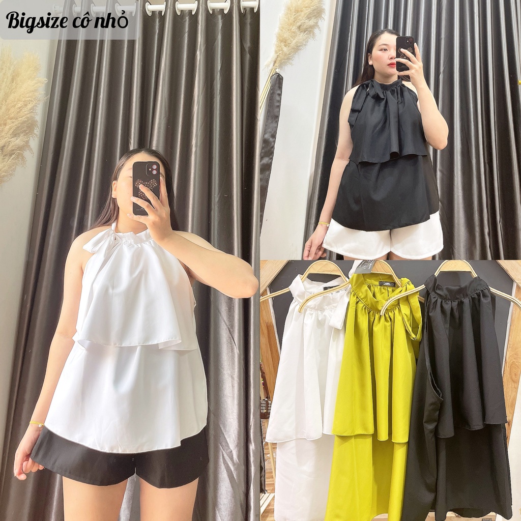Áo Sơ Mi Nữ Bigsize, Tầng Dễ Thương Mặc Đi Biển,Đi Chill Cực Xinh  AT12