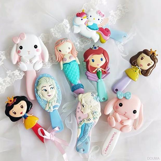 [Hàng mới về] Lược chải tóc họa tiết hoạt hình phong cách Hàn Quốc dễ thương cho bé