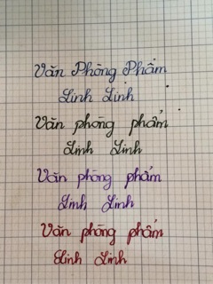 Mực bút máy Hồng Hà Xanh Đen Đỏ Tím