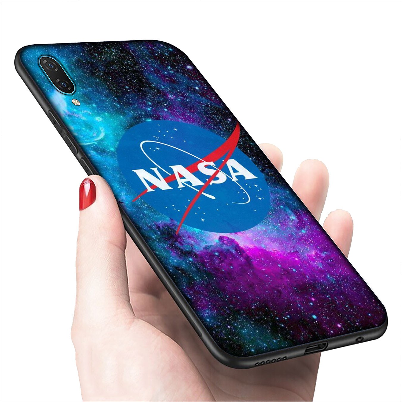 Soft Silicone iPhone 11 Pro XR X XS Max 7 8 6 6s Plus + Cover astronaut Nasa Phone Case