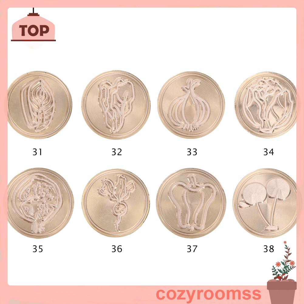 Đầu Đóng Dấu Sáp Hình Tròn Cổ Điển Trang Trí Sổ Tay Diy