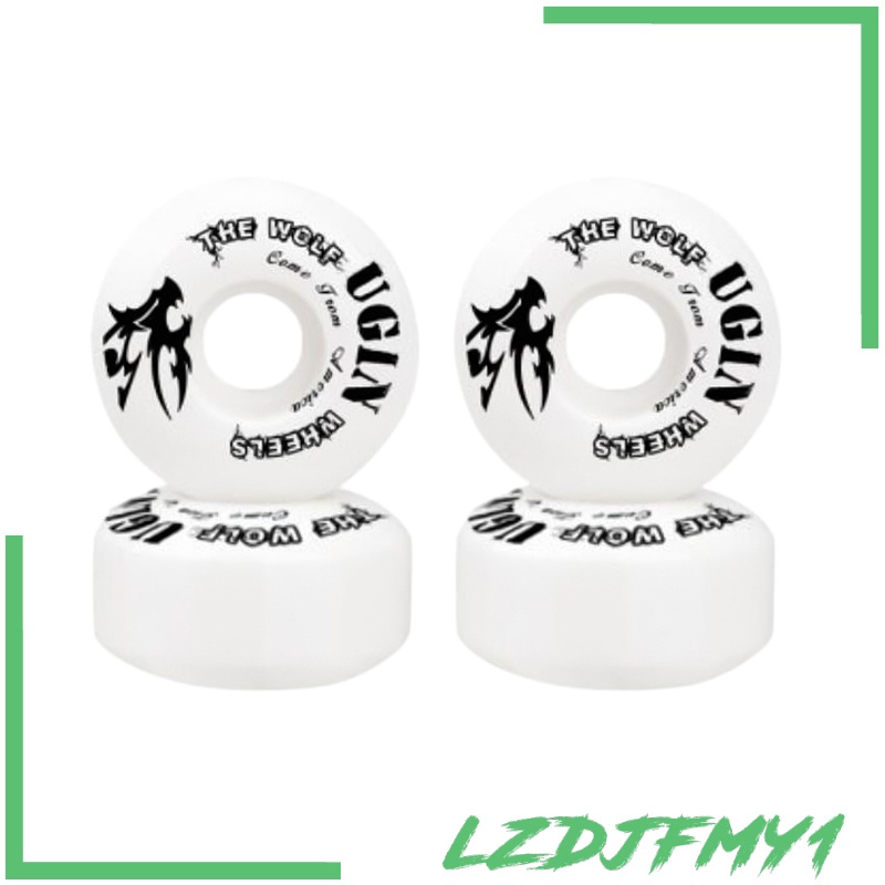 4x PU Skateboard Wheels Replacement High Strength Skate Board Roller Wheel