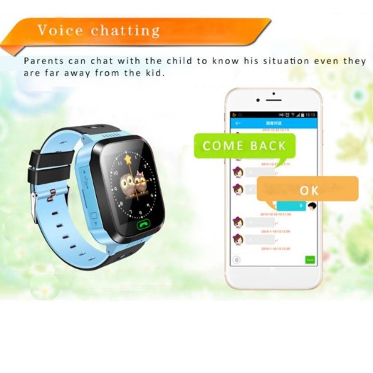 Đồng hồ thông minh trẻ em lắp sim, nghe gọi, định vị, chống nước Q528, Tiếng Việt