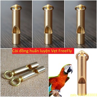 (Còi đồng thau) Còi huấn luyện vẹt chim chó mèo