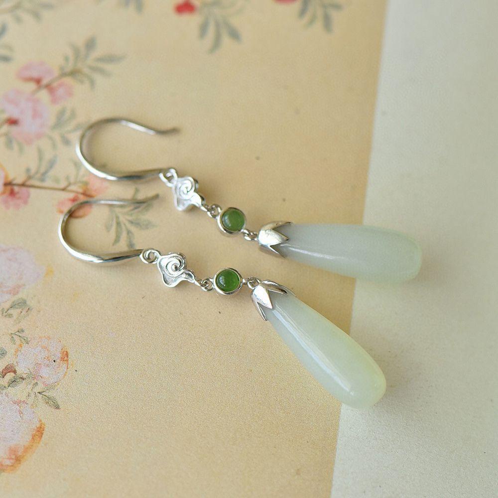 Khuyên Tai VANES1 Họa Tiết Hình Học Phong Cách Vintage