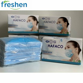 Khẩu Trang Y Tế 4 lớp HAFACO ( Hộp 50 cái)