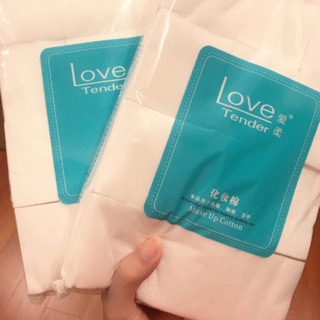 Bông tẩy trang 1000 tờ Love Tender làm Lotion Mask