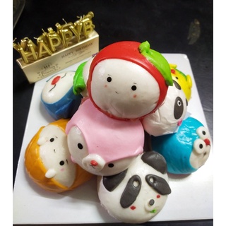 Bánh bao tạo hình - các loại nhân ngọt/ mặn